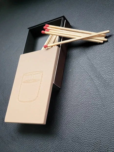 Hộp diêm có nắp kéo cho diêm lớn và nhỏ - Image 3