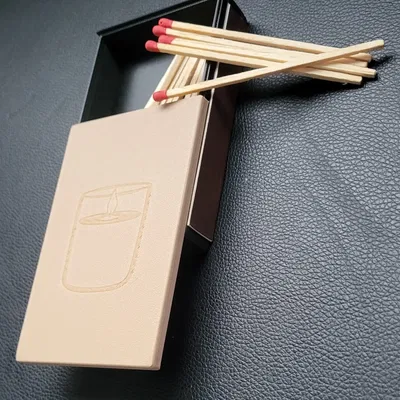 Hộp diêm có nắp kéo cho diêm lớn và nhỏ