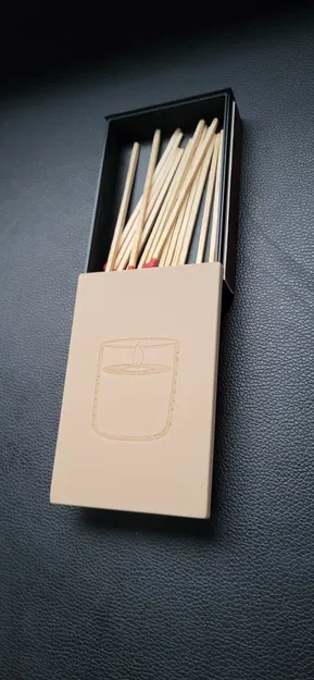 Hộp diêm có nắp kéo cho diêm lớn và nhỏ - Image 4