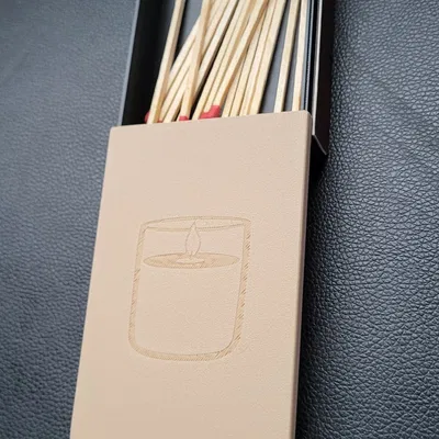 Hộp diêm có nắp kéo cho diêm lớn và nhỏ