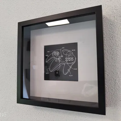 Nghệ thuật bằng sáng chế tay cầm N64 cho khung SANNAHED của IKEA