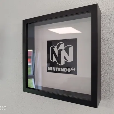 Nghệ thuật logo N64 cho khung SANNAHED của IKEA