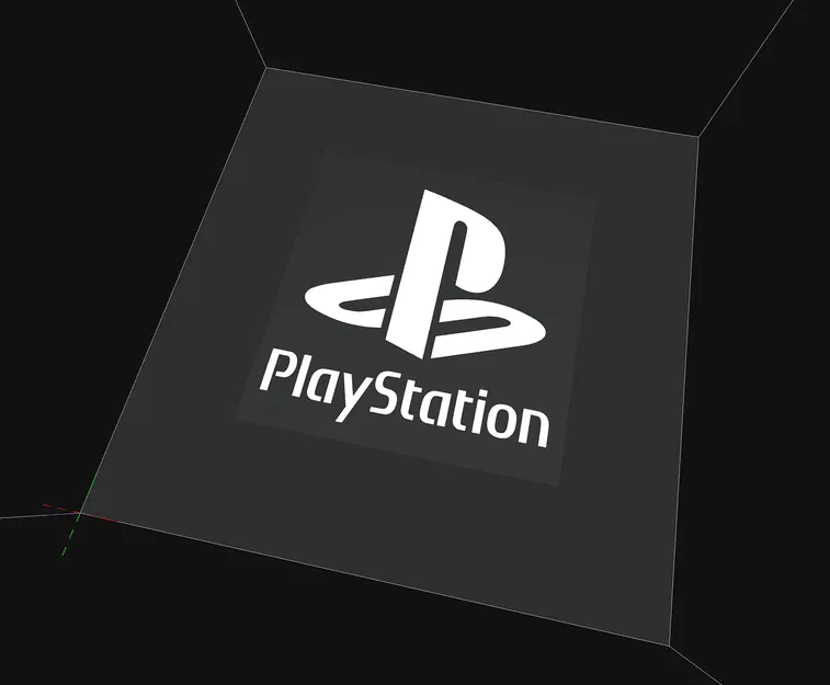 Nghệ thuật logo ORIG. PLAYSTATION cho khung SANNAHED của IKEA - Image 1
