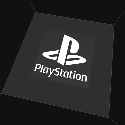 Nghệ thuật logo ORIG. PLAYSTATION cho khung SANNAHED của IKEA