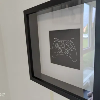 Bản quyền thiết kế tay cầm XBOX ONE cho khung SANNAHED của IKEA