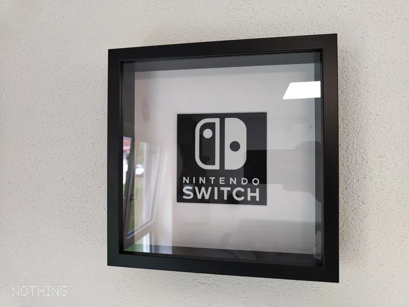 Nghệ thuật logo NINTENDO SWITCH cho khung SANNAHED của IKEA - Image 1