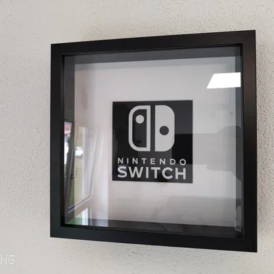 Nghệ thuật logo NINTENDO SWITCH cho khung SANNAHED của IKEA