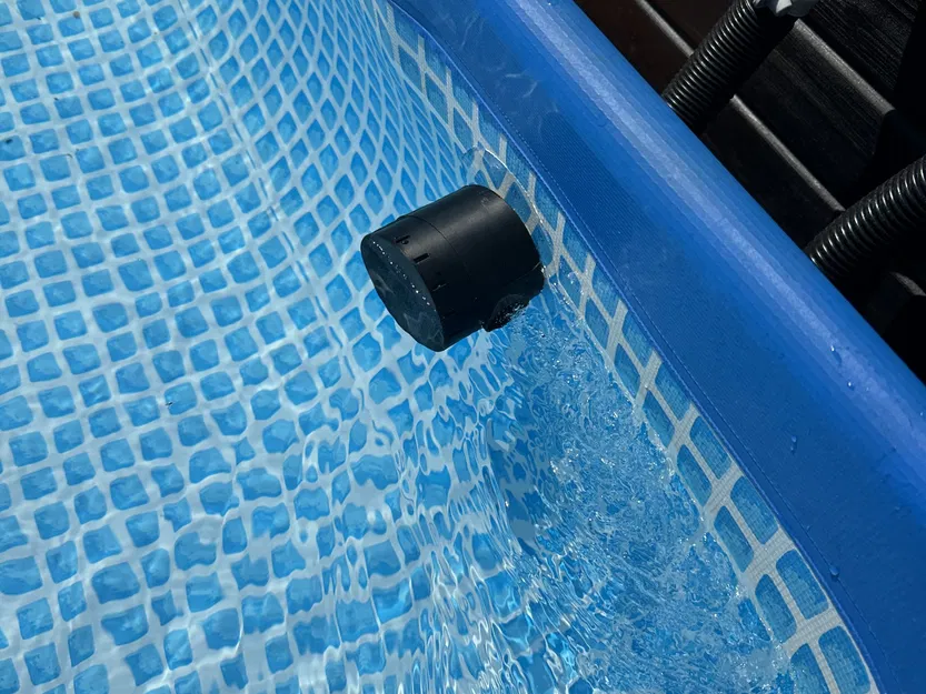 Béc phun hồ bơi Intex / Bestway với giá đỡ viên clo 200g - Image 1