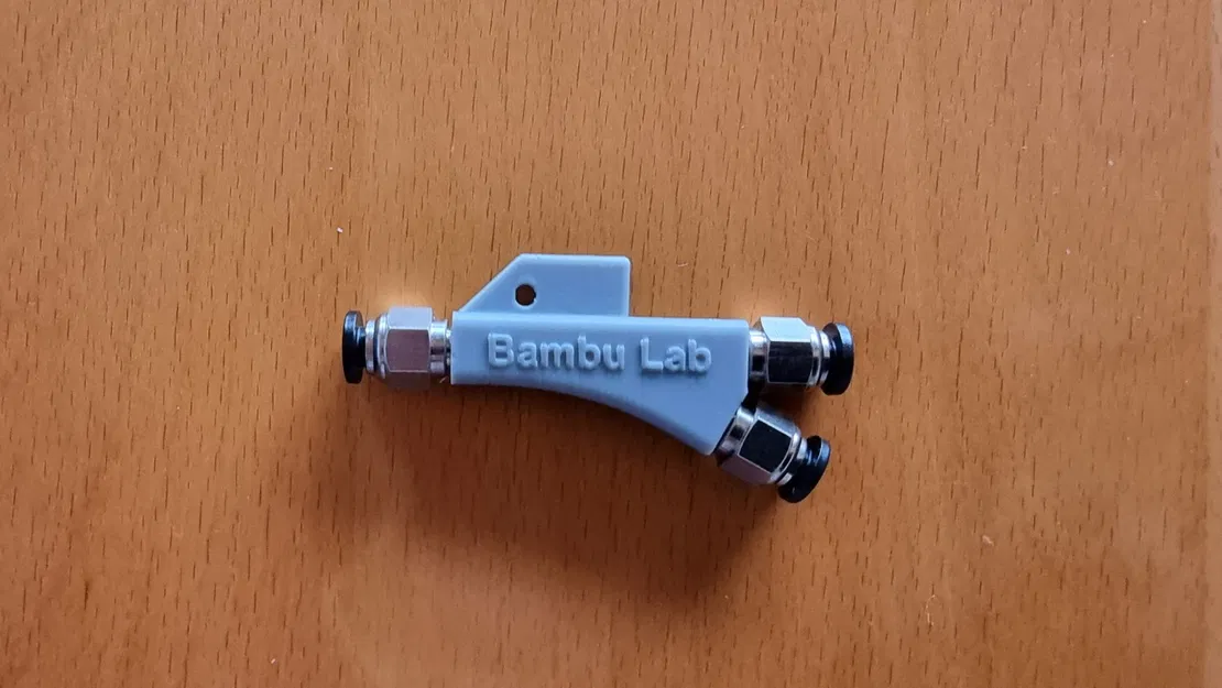 Bộ chia ống Bowden Y với kết nối PC4-M6 cho filament ngoài - Image 2