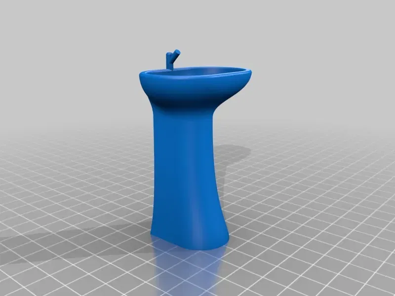 Bộ phòng tắm mô hình nhà búp bê tỉ lệ 1:12 (phiên bản cũ) - Image 2