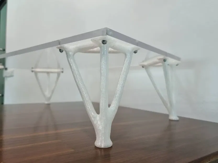 Chân giá đỡ màn hình AI Design (Thiết kế sinh ra) sử dụng 4xM4... - Image 2