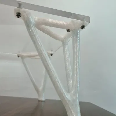 Chân giá đỡ màn hình AI Design (Thiết kế sinh ra) sử dụng 4xM4...