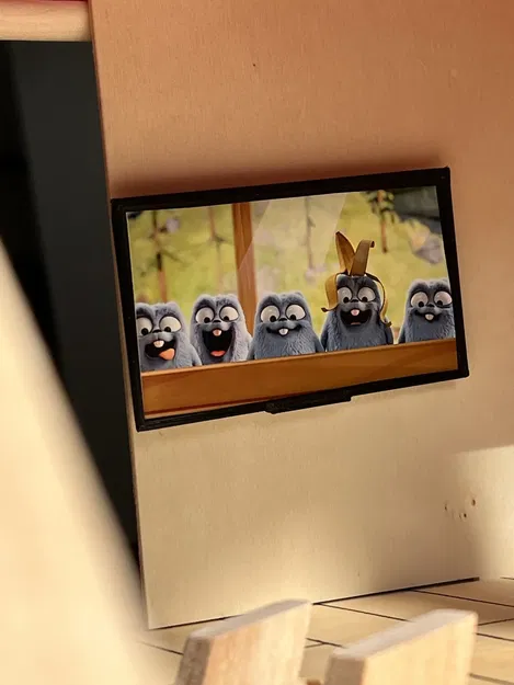 Ti vi mini cho ngôi nhà búp bê - Image 2