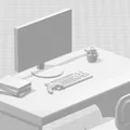 Bàn làm việc cho búp bê với ghế ngồi cho máy tính - Thumbnail 1