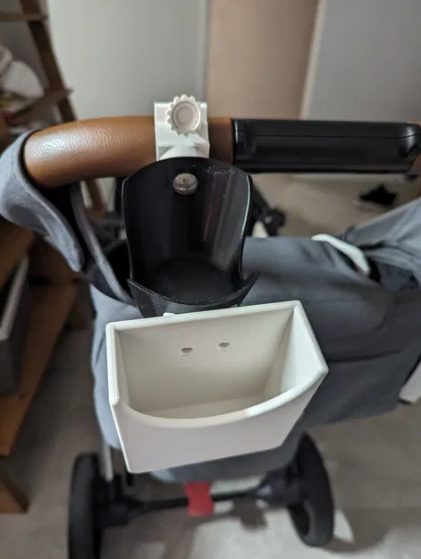 Giá đỡ cốc cà phê và điện thoại cho xe đẩy trẻ em - Image 1