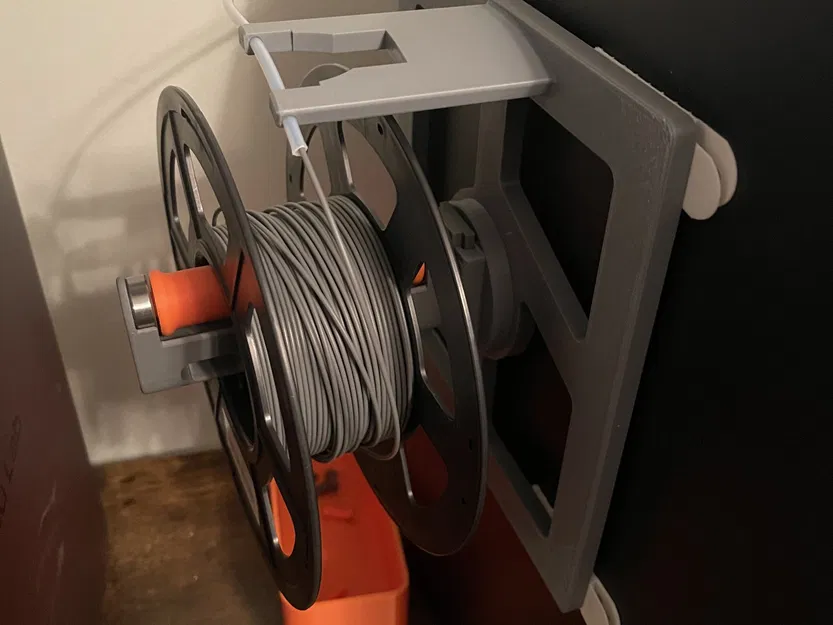 Giá đỡ cuộn filament gắn bên cho Bambulab X1C/P1S với con lăn - Image 1