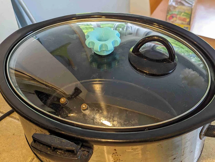 Núm vặn nắp nồi chậm với đai ốc lục giác bên trong - Image 2