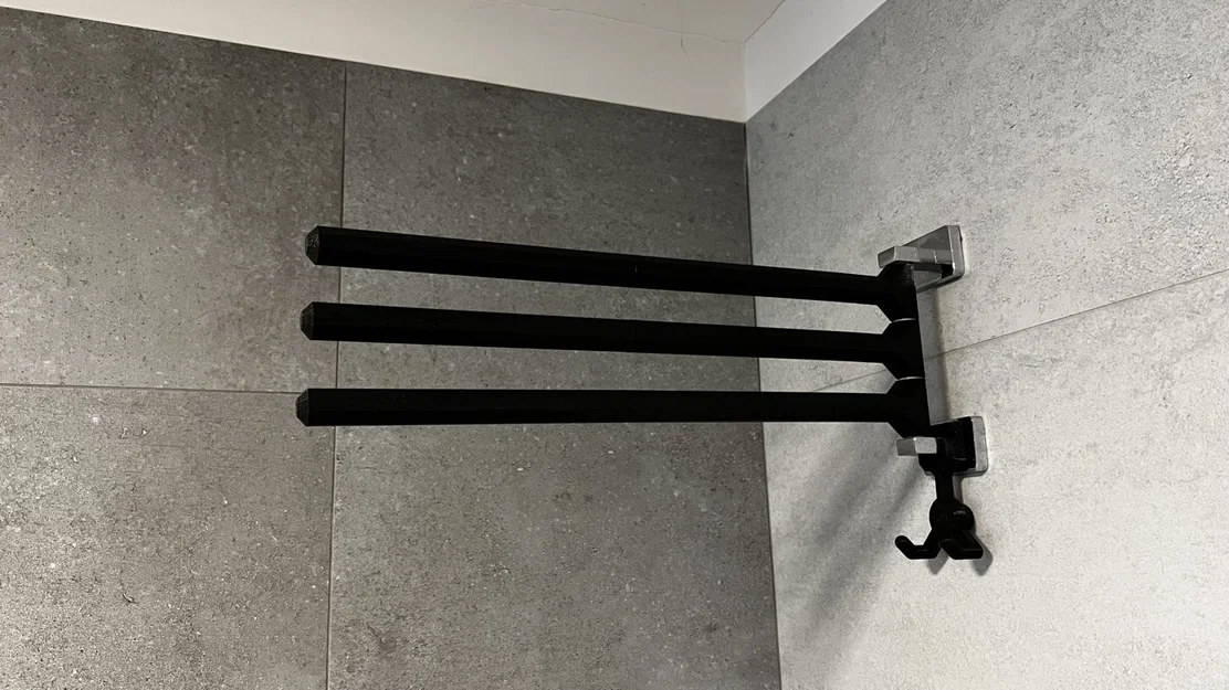 Giá đỡ khăn tắm NIKI cải tiến với phụ kiện phòng tắm - Image 3