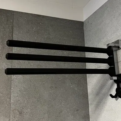 Giá đỡ khăn tắm NIKI cải tiến với phụ kiện phòng tắm