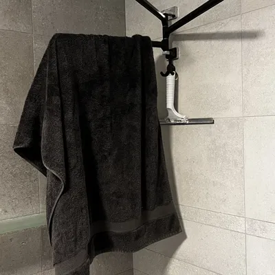 Giá đỡ khăn tắm NIKI cải tiến với phụ kiện phòng tắm