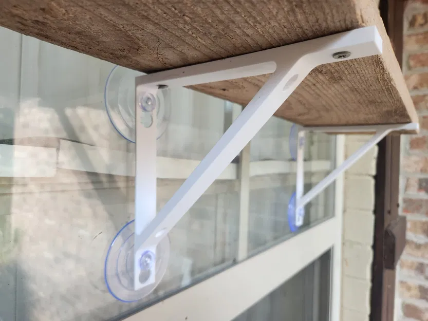 Giá đỡ kệ cơ bản với cốc hút cho cửa sổ - Image 1