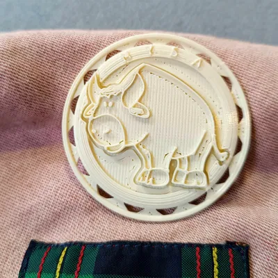 Huy hiệu Scout Mysa, búfalo của rừng xanh, sẵn sàng để khâu vào