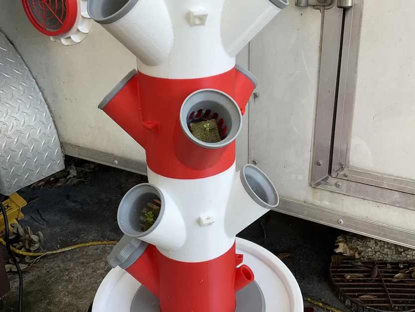 Bộ chuyển đổi nắp thùng cho tháp thủy canh mô-đun - Image 2