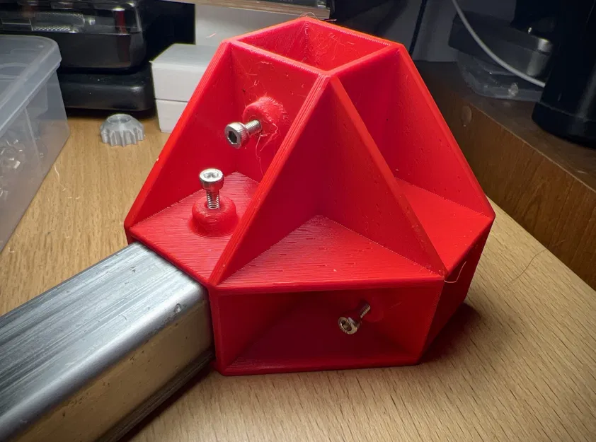 Giá đỡ góc cho ống thép 25.4mm không cần khoan lỗ - Image 1