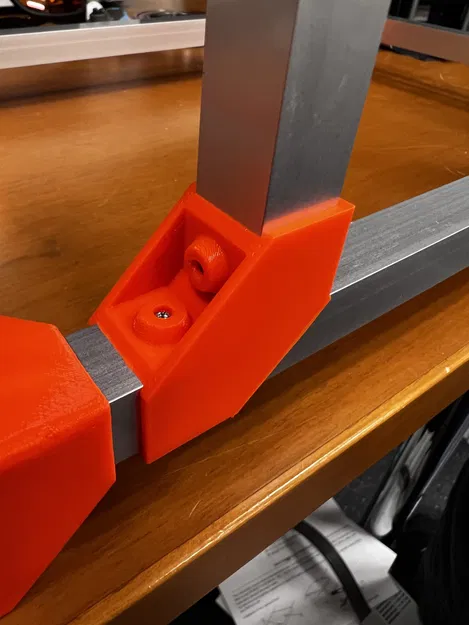 Giá đỡ góc L cho các profile vuông 15x15 mm - Image 1