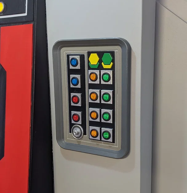 Bảng tường Star Wars với 12 lỗ cho công tắc LED 19mm - Image 1