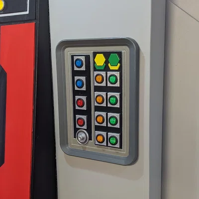 Bảng tường Star Wars với 12 lỗ cho công tắc LED 19mm