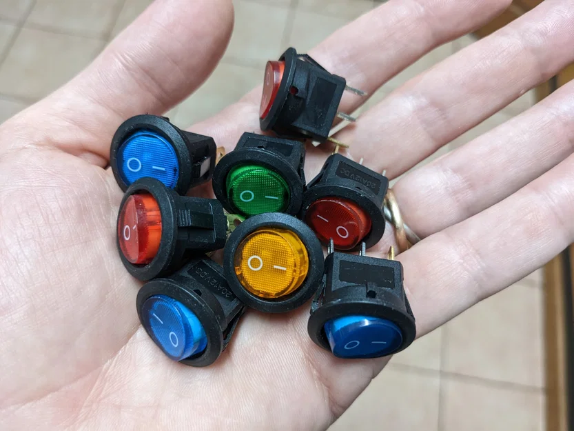 Bảng tường Star Wars với 12 lỗ cho công tắc LED 19mm - Image 4