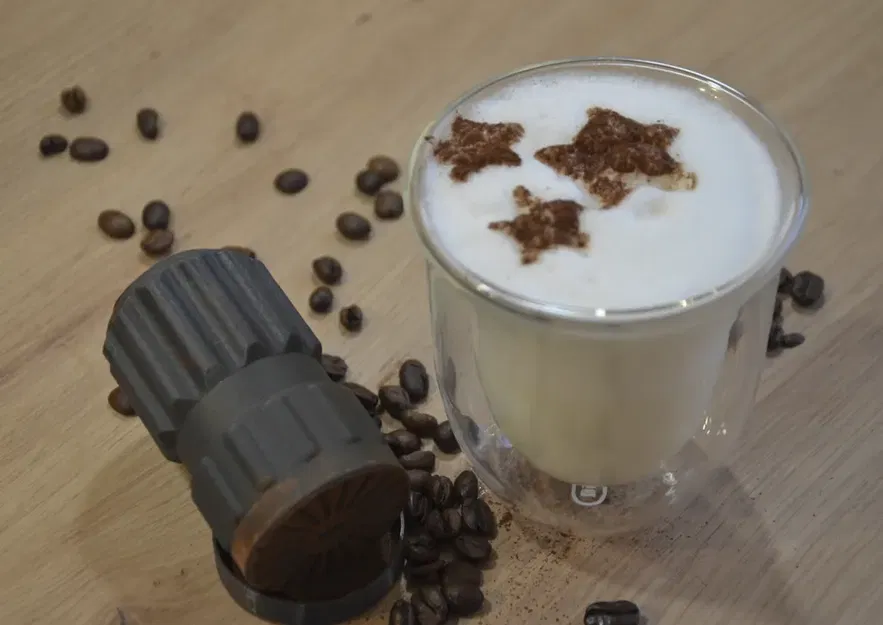 Máy rắc bột cacao cho cà phê trang trí - Image 2