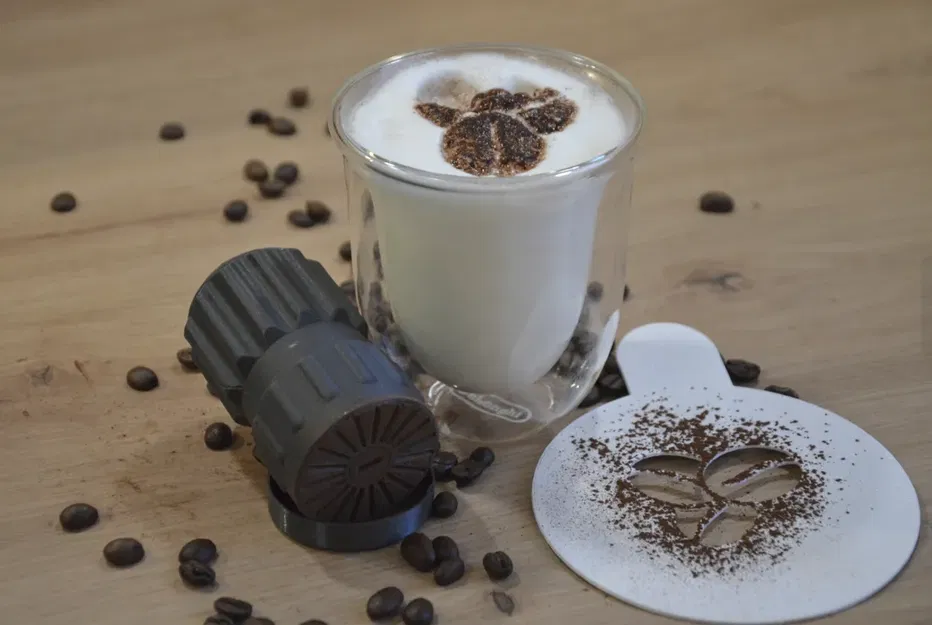 Máy rắc bột cacao cho cà phê trang trí - Image 3