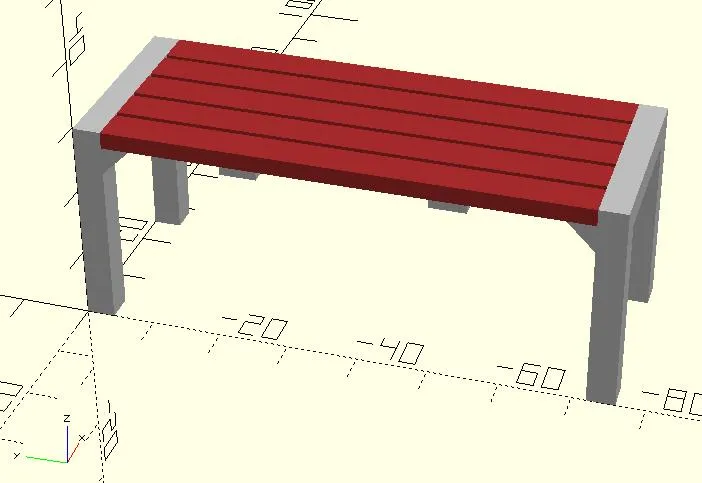 Bàn công viên có thể cấu hình cho PlayMobil - Image 1