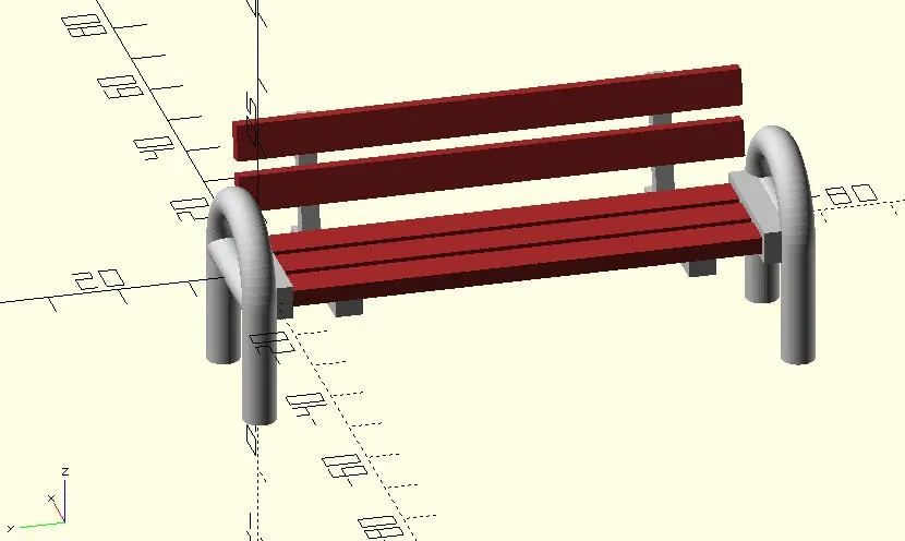 Băng ghế công viên có thể cấu hình - Image 1