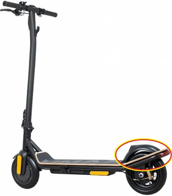 Cản sau cho xe điện UMAX City Racer 35 - Image 1