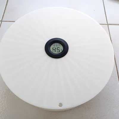 Nắp che làm khô filament hoặc silica trên giường nóng