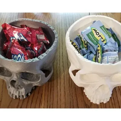 Bát hình sọ người mở rộng với thiết kế oval