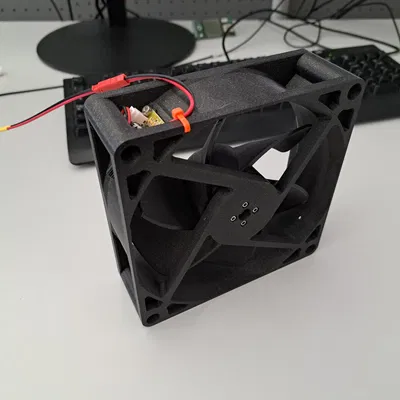 Quạt máy tính kích thước lớn in 3D hoàn toàn chức năng