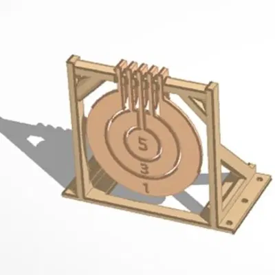 Mô hình mục tiêu Nerf xoay in tại chỗ