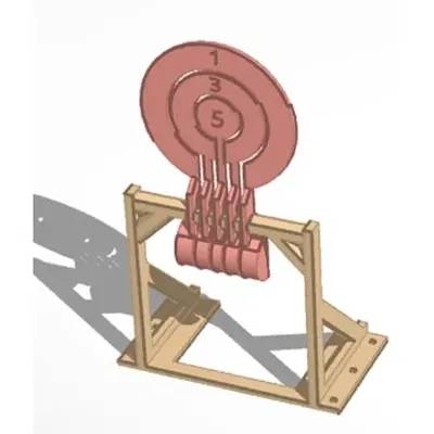 Mô hình mục tiêu Nerf xoay in tại chỗ