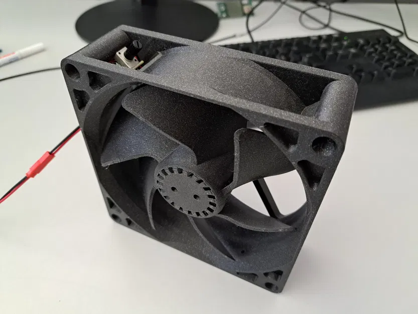 Quạt máy tính kích thước lớn in 3D hoàn toàn chức năng - Image 2