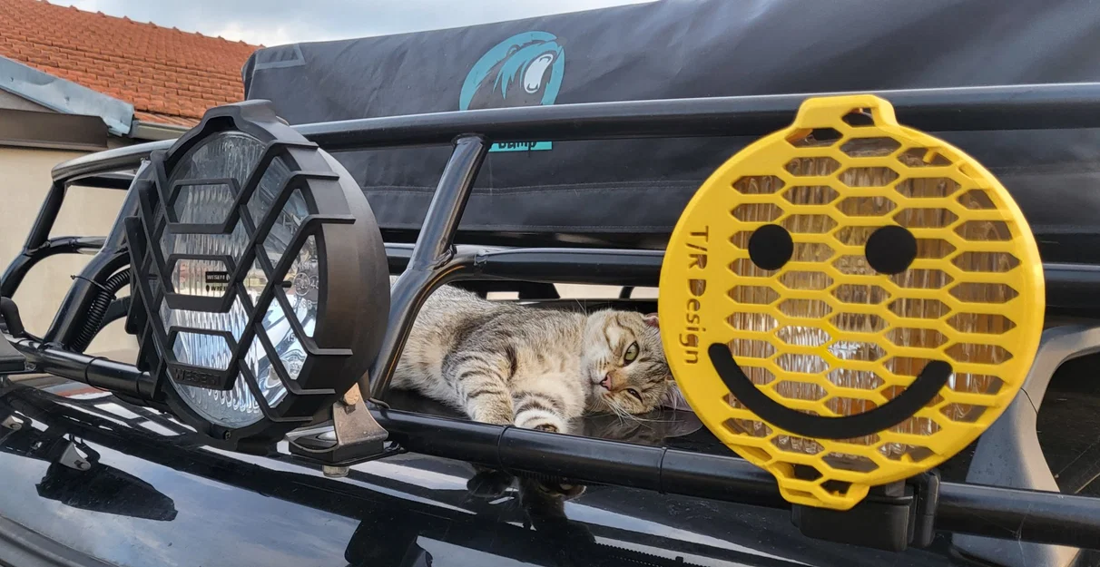 Nắp đèn Wesem 152mm chủ đề nụ cười - Image 1