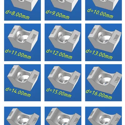 Giá đỡ ống cho dây buộc tự khóa nhiều kích thước