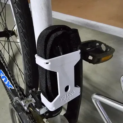 Giá đỡ khóa xe đạp gập cho khung bình nước v1.0