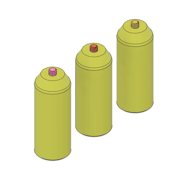 Bộ chuyển đổi pin AAA sang pin AA với 3 loại vít khác nhau - Image 7