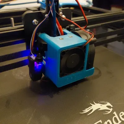 Quạt làm mát 5015 cho máy in 3D Ender 6 với giá đỡ từ tính