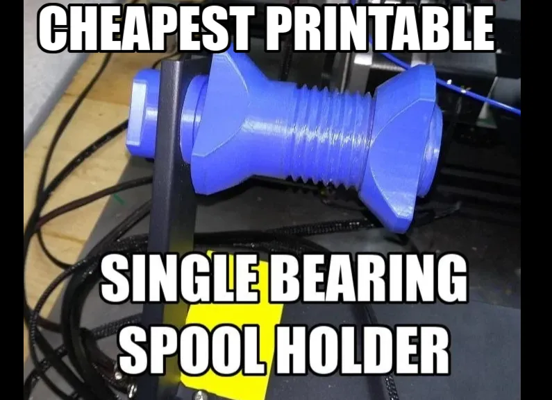 Giá đỡ cuộn filament đơn ổ bi cho máy in 3D - Image 1