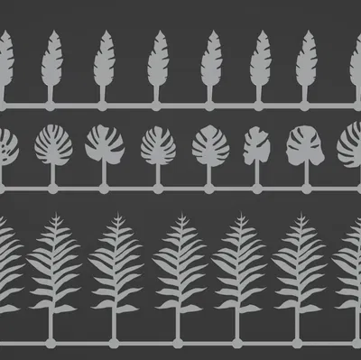 Cây cảnh FDM in phẳng cho bàn chơi tabletop